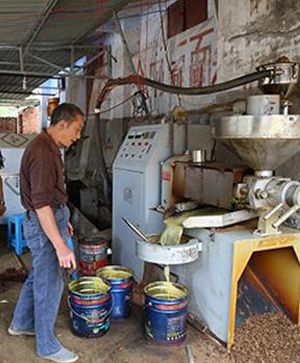 榨油機使用現(xiàn)場